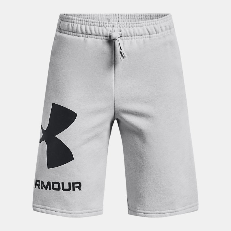 Under Armour Boys' UA Rival Fleece Big Logo Shorts